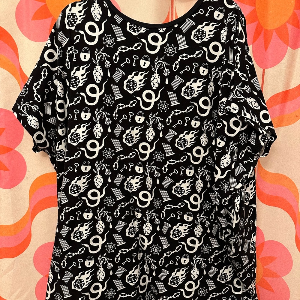 Nooworks Circle Dress-Odin print